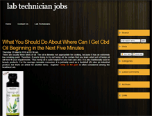 Tablet Screenshot of labtechnicianjobs.net